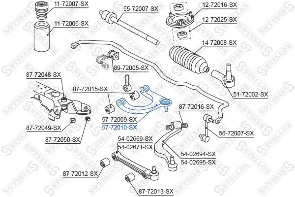 Handler.Part Track control arm Stellox 5772010SX 2