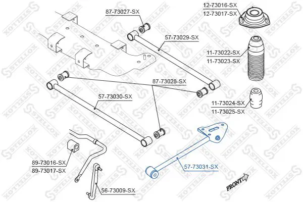 Handler.Part Track control arm Stellox 5773031SX 1