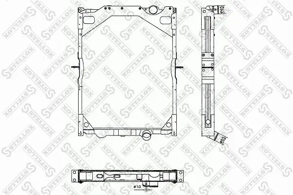 Handler.Part Radiator, engine cooling Stellox 8103311SX 1