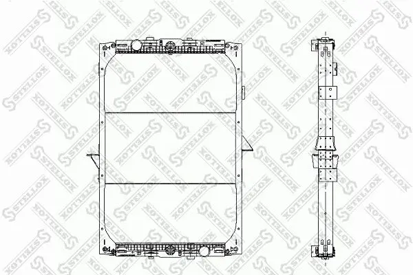 Handler.Part Radiator, engine cooling Stellox 8103317SX 1