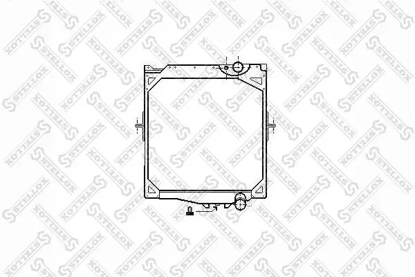 Handler.Part Radiator, engine cooling Stellox 8103330SX 1