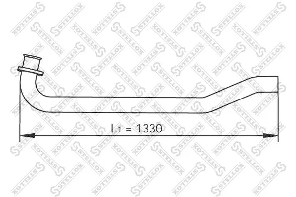 Handler.Part Exhaust pipe Stellox 8203720SX 1