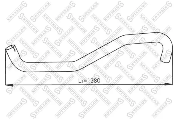 Handler.Part Exhaust pipe Stellox 8203723SX 1