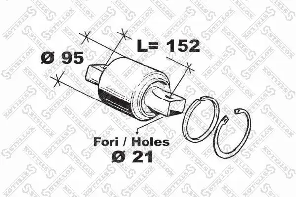 Handler.Part Repair kit, link Stellox 8412011SX 1