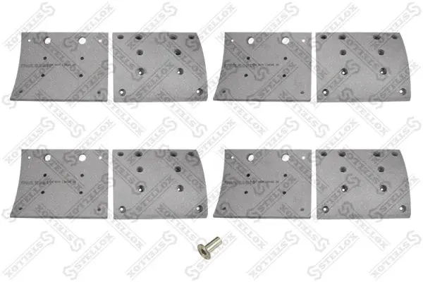 Handler.Part Brake lining kit, drum brake Stellox 8501012SX 1