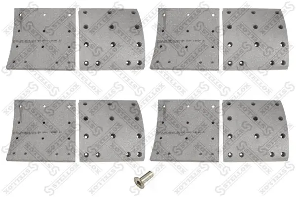 Handler.Part Brake lining kit, drum brake Stellox 8501100SX 1