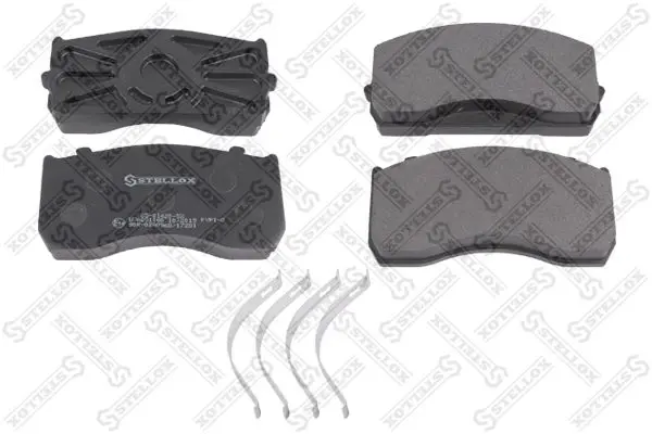 Handler.Part Brake pad set, disc brake Stellox 8501420SX 1