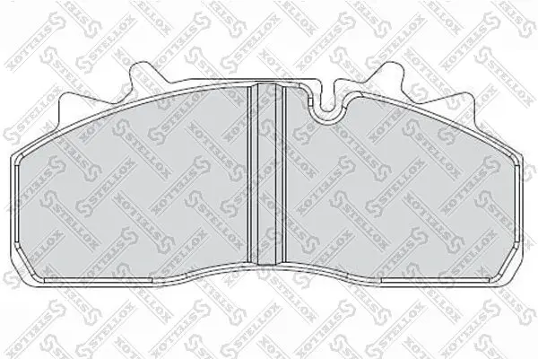 Handler.Part Brake pad set, disc brake Stellox 8501424SX 1