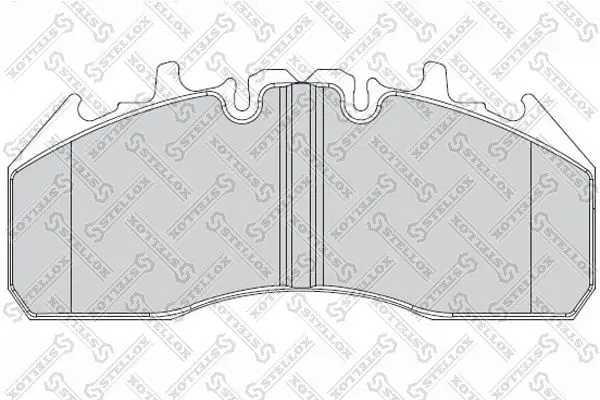 Handler.Part Brake pad set, disc brake Stellox 8501432SX 1