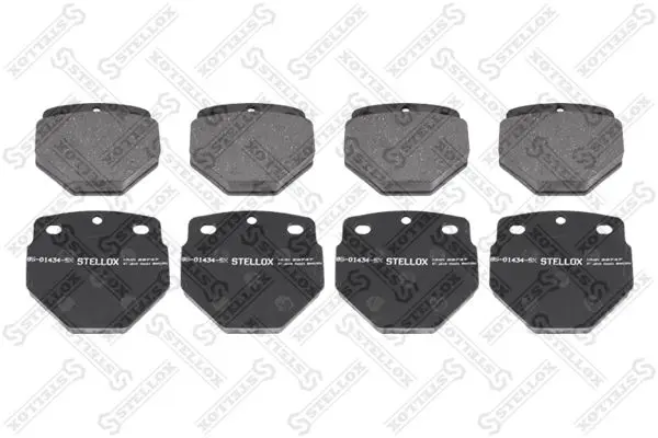 Handler.Part Brake pad set, disc brake Stellox 8501434SX 1