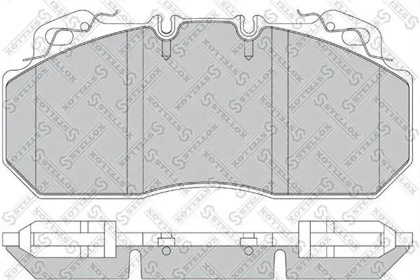 Handler.Part Brake pad set, disc brake Stellox 8511417SX 1