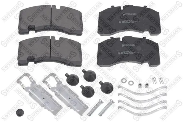 Handler.Part Brake pad set, disc brake Stellox 8511430SX 1