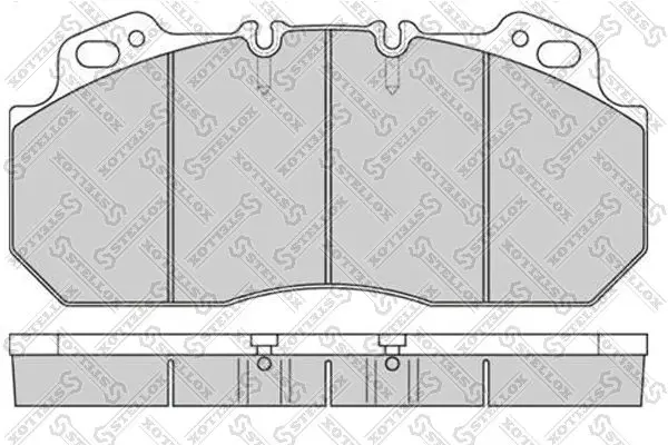 Handler.Part Brake pad set, disc brake Stellox 8521417SX 1