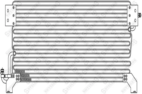 Handler.Part Condenser, air conditioning Stellox 8739107SX 1