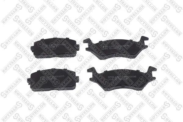 Handler.Part Brake pad set, disc brake Stellox 116010BSX 1