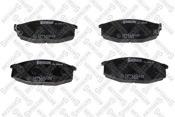 Handler.Part Brake pad set, disc brake Stellox 126002BSX 1