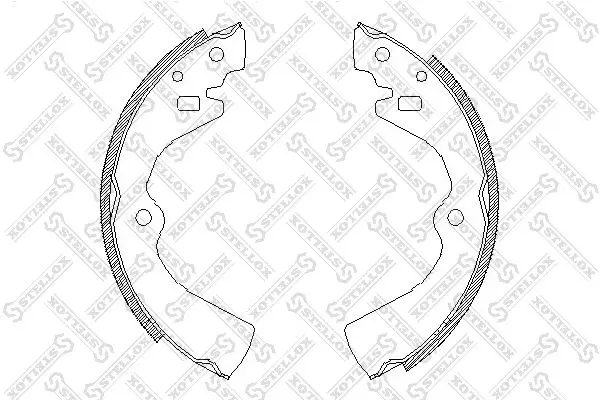 Handler.Part Brake shoe set Stellox 138100SX 1