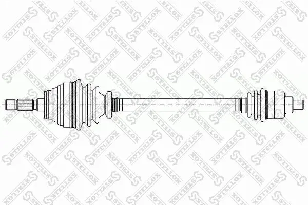 Handler.Part Drive shaft Stellox 1581015SX 1