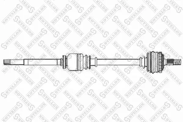 Handler.Part Drive shaft Stellox 1581765SX 1