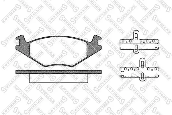 Handler.Part Brake pad set, disc brake Stellox 182020SX 1