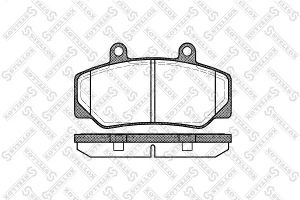 Handler.Part Brake pad set, disc brake Stellox 187020SX 1