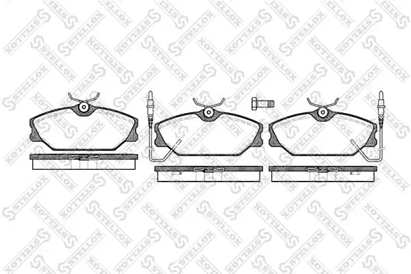 Handler.Part Brake pad set, disc brake Stellox 219002BSX 1