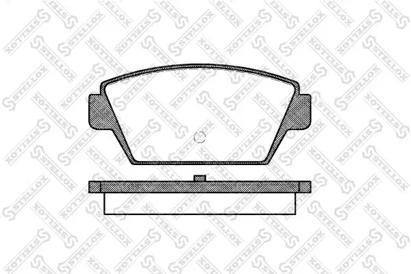 Handler.Part Brake pad set, disc brake Stellox 226000SX 1