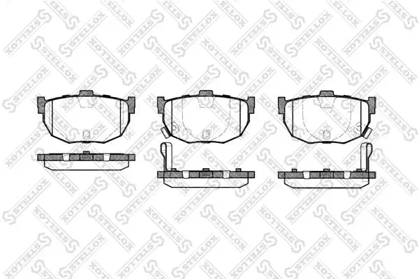 Handler.Part Brake pad set, disc brake Stellox 305022SX 1