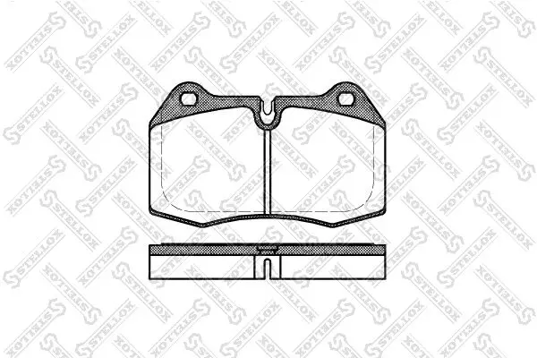 Handler.Part Brake pad set, disc brake Stellox 452000SX 1