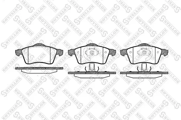 Handler.Part Brake pad set, disc brake Stellox 629000BSX 1