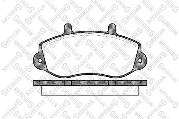 Handler.Part Brake pad set, disc brake Stellox 688000SX 1