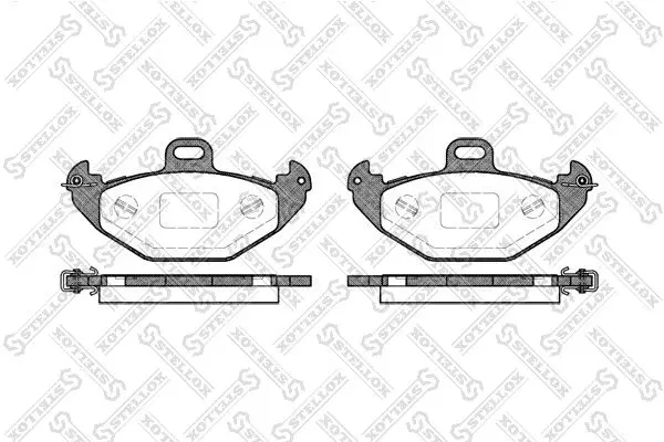 Handler.Part Brake pad set, disc brake Stellox 697000BSX 1