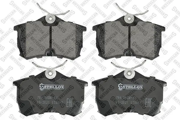 Handler.Part Brake pad set, disc brake Stellox 706002BSX 1