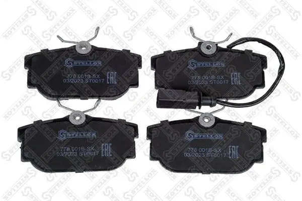 Handler.Part Brake pad set, disc brake Stellox 778001BSX 1