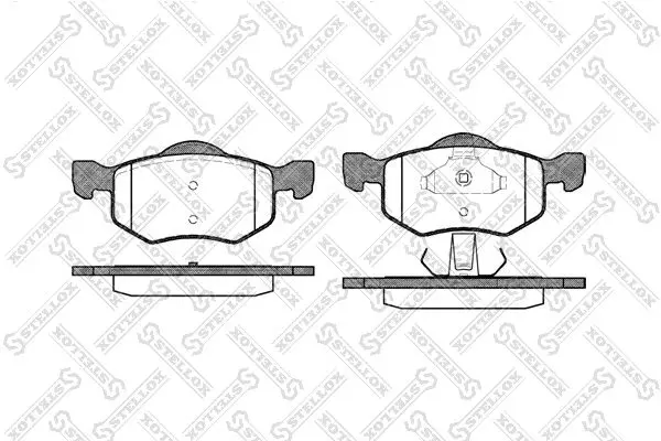 Handler.Part Brake pad set, disc brake Stellox 813000SX 1