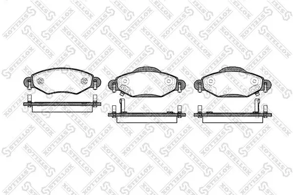 Handler.Part Brake pad set, disc brake Stellox 989002SX 1