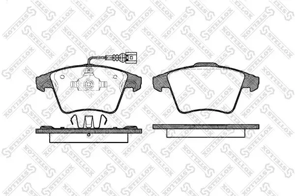 Handler.Part Brake pad set, disc brake Stellox 1056011LSX 1