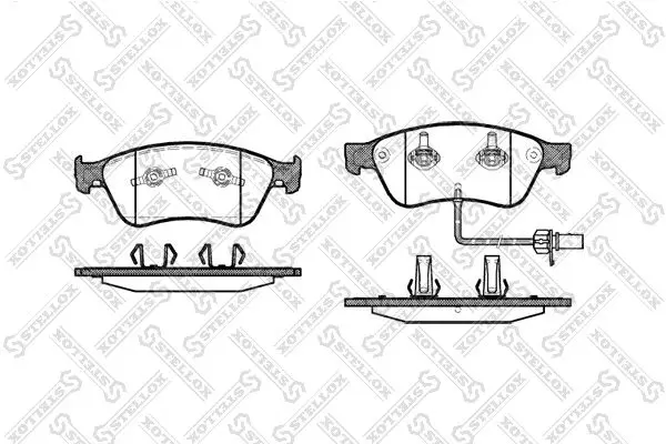 Handler.Part Brake pad set, disc brake Stellox 1067002SX 1