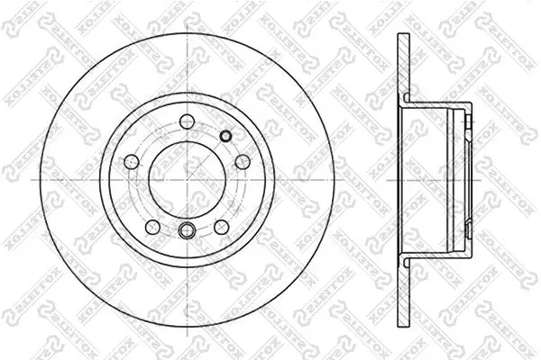 Handler.Part Brake disc Stellox 60201518SX 1