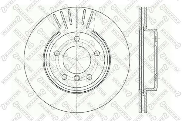 Handler.Part Brake disc Stellox 60201540VSX 1