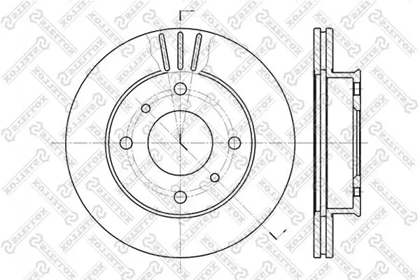 Handler.Part Brake disc Stellox 60202230VSX 1