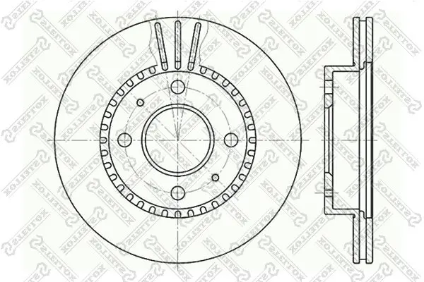 Handler.Part Brake disc Stellox 60202244VSX 1