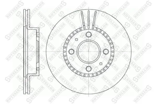 Handler.Part Brake disc Stellox 60202245VSX 1