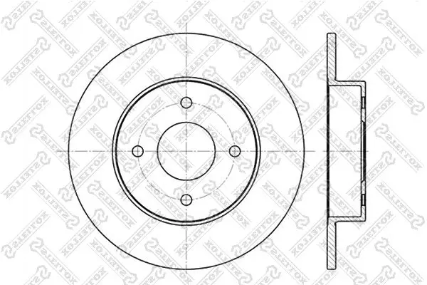 Handler.Part Brake disc Stellox 60202252SX 1