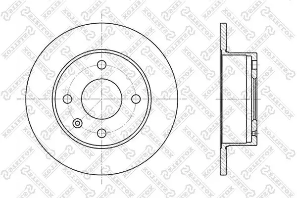 Handler.Part Brake disc Stellox 60202513SX 1