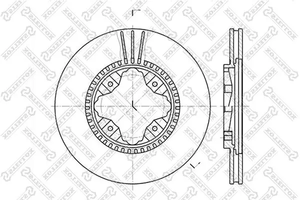 Handler.Part Brake disc Stellox 60202618VSX 1