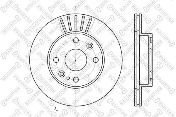 Handler.Part Brake disc Stellox 60203223VSX 1