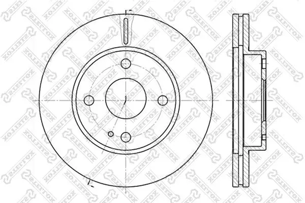 Handler.Part Brake disc Stellox 60203232VSX 1