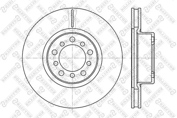 Handler.Part Brake disc Stellox 60203324VSX 1