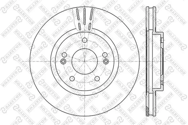 Handler.Part Brake disc Stellox 60203415VSX 1